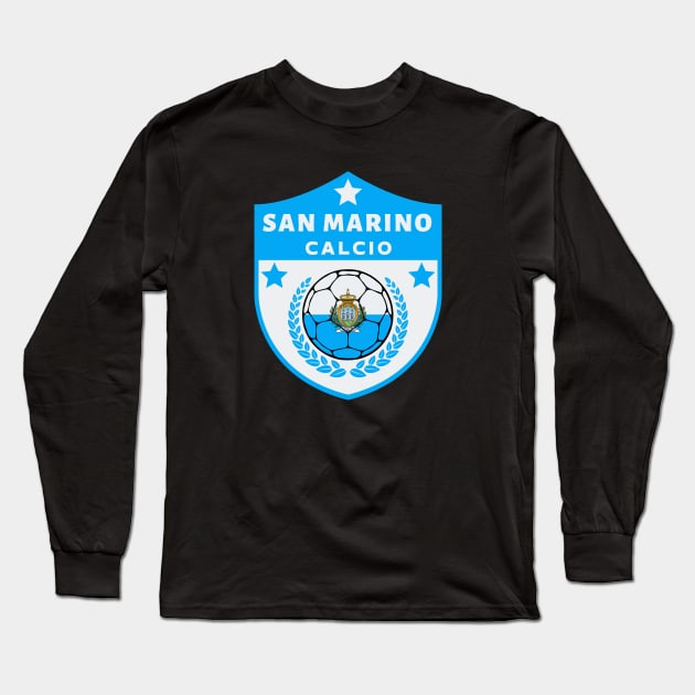 San Marino Calcio Long Sleeve T-Shirt by footballomatic